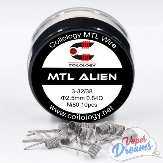 Coilology MTL Alien Prebuilt Ni80 Coils