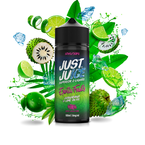 Just Juice Exotics Fruits 100ml Shortfill - Guanabana & Lime on ICE