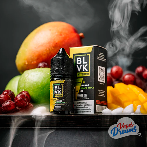 BLVK Salt - Yellow Mango Grape Apple ICE