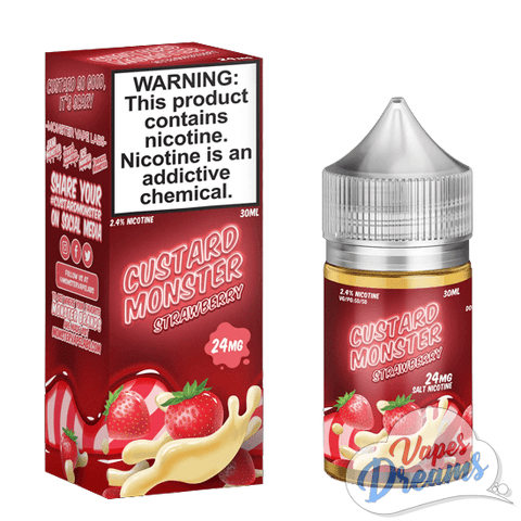 Custard Monster Salt - Strawberry