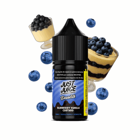 Just Juice Salt - Dessert Blueberry Vanilla Custard