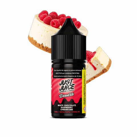 Just Juice Salt - Dessert White Chocolate Raspberry Cheesecake