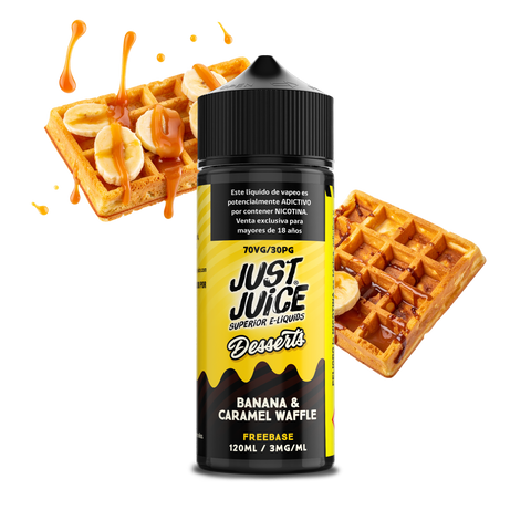 Just Juice Dessert Banana Caramel Waffle 120ml
