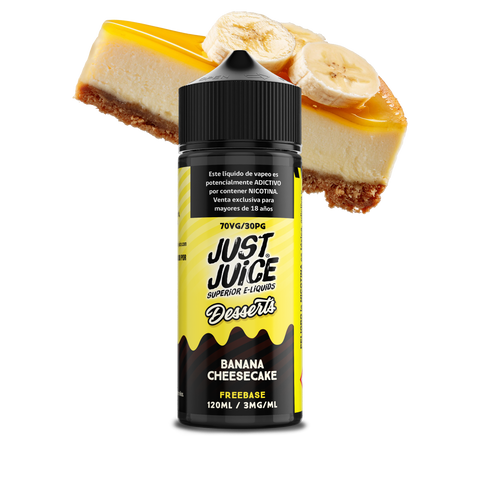 Just Juice Dessert Banana Cheesecake 120ml