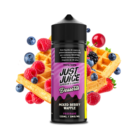 Just Juice Dessert Mixed Berry Waffle 120ml