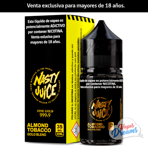 Nasty Juice Salt - Gold Almod Tobacco