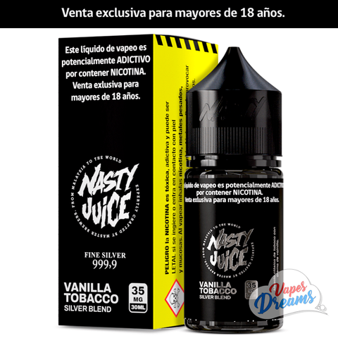 Nasty Juice Salt - Silver Vanilla Tobacco