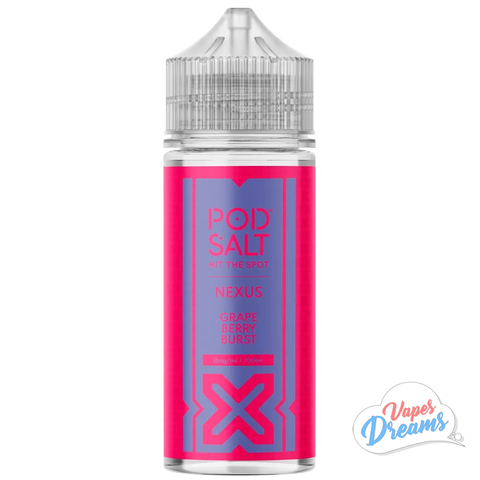 Pod Salt Nexus 100ml Shortfill - Grape Berry Burst