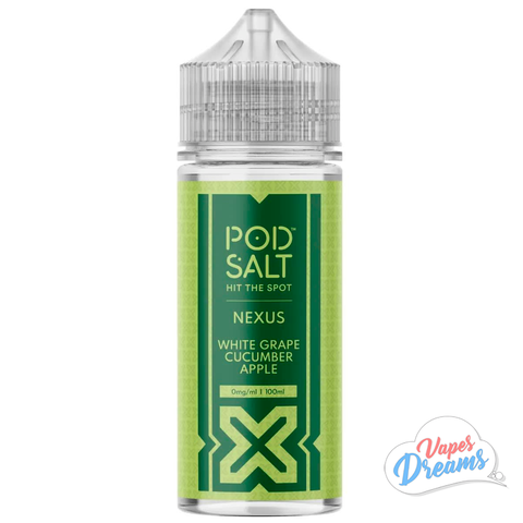 Pod Salt Nexus 100ml Shortfill - White Grape Cucumber Apple