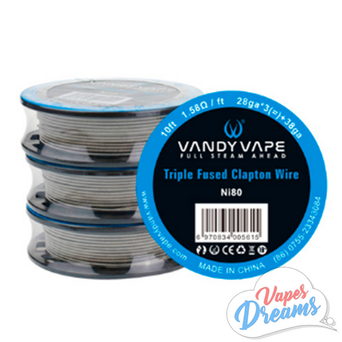 Vandy Vape Triple Fused Clapton Ni80 Wire