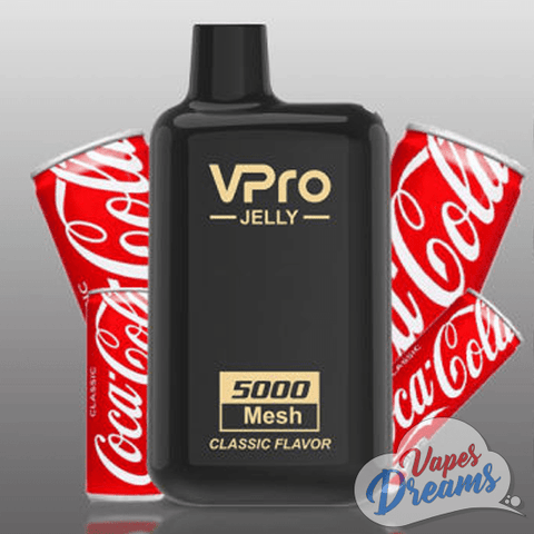 POD Desechable VPro Jelly 5k Puff - Classic Flavor Cola