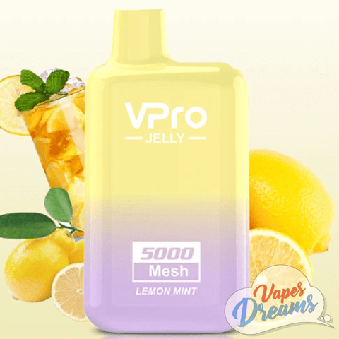 POD Desechable VPro Jelly 5k Puff - Lemon Mint